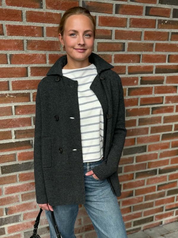 ba&sh Vesta Cardigan Anthracite