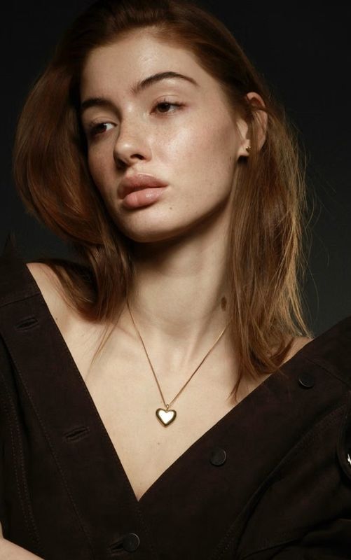 Camilla Pihl The Big Pebble Heart Gold