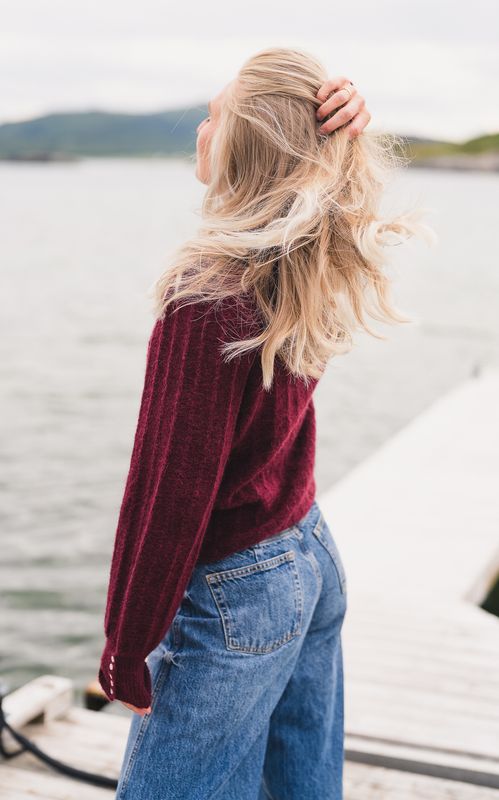 RAUS Mira Amalie Pullover Choco Truffle