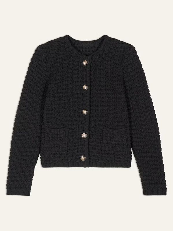 ba&sh Gaspard Cardigan Black