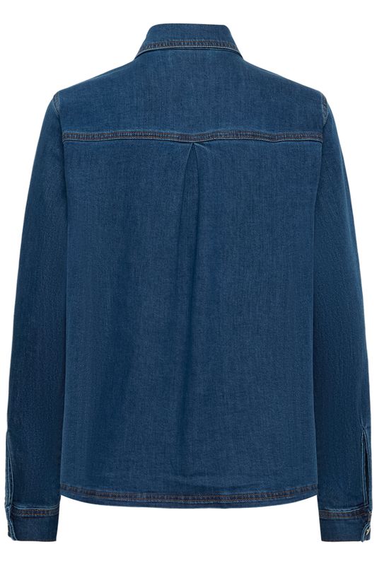 My Essential Wardrobe Ann 115 Denim Shirt Medium Clear Blue Wash