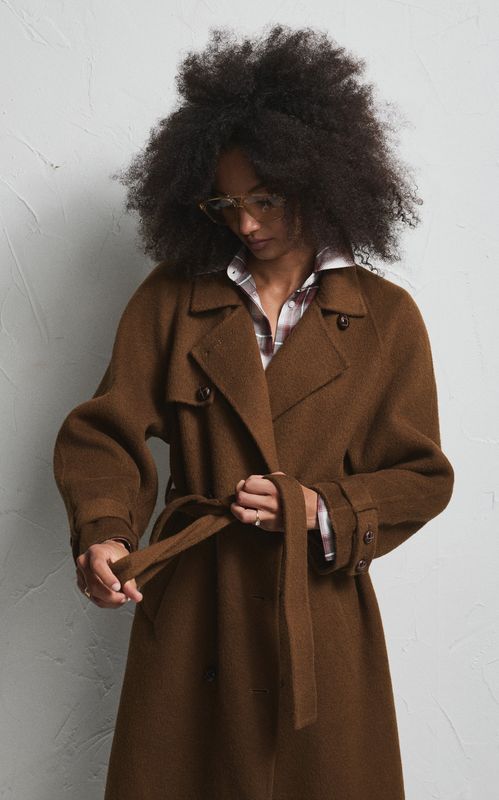 Pia Tjelta My Wool Coat Brown