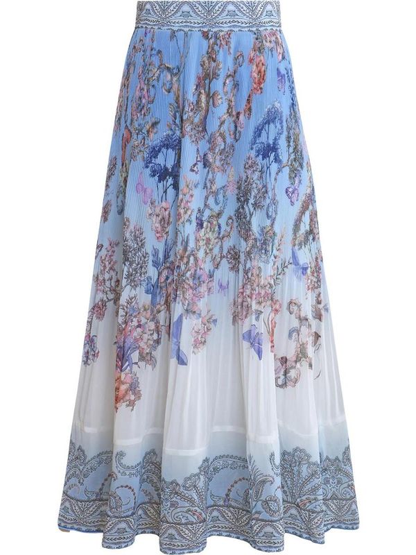 Hale Bob Theodosia Skirt Blue