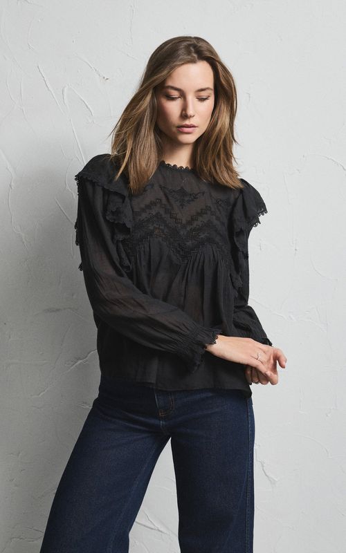 Pia Tjelta Victoria Blouse Black