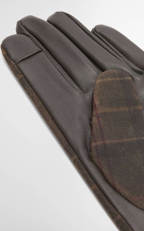 Barbour Scarlet Tartan Gloves Muted Tartan