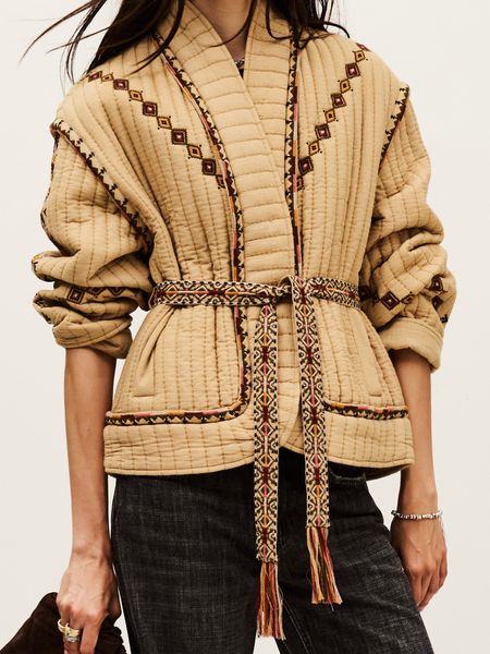 Hovedbilde ba&sh Cocoon Jacket Camel