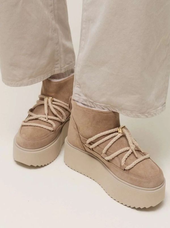 Inuikii Classic Low Platform Beige