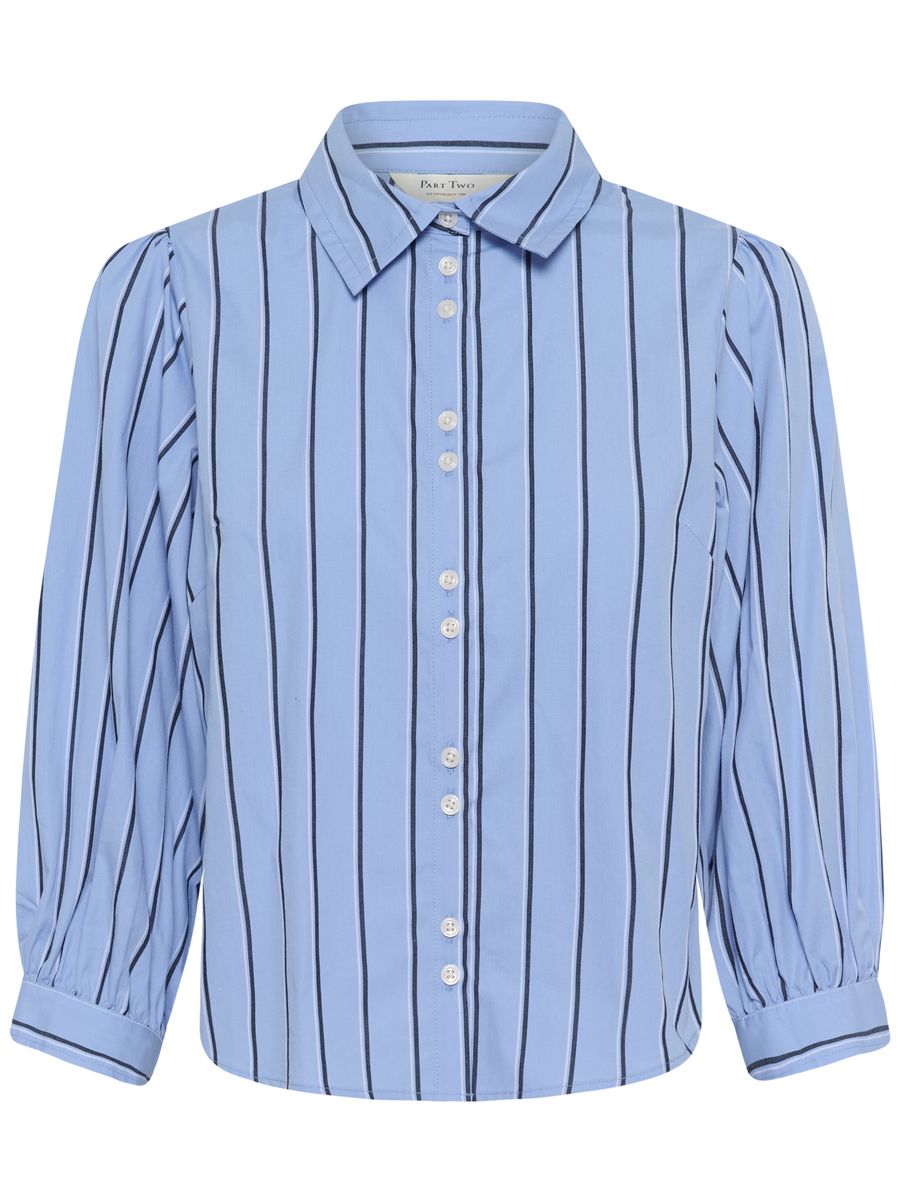 Part Two Anais Shirt Blue Stripe