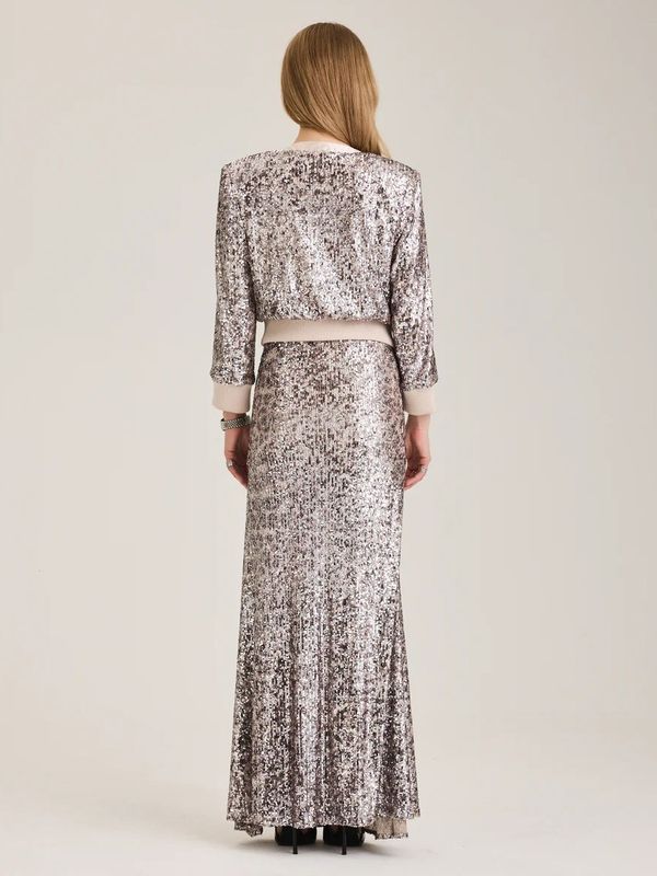 Ravn Ravn Sage Sequin Skirt Vintage Grey