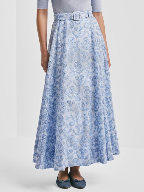 Hovedbilde By TiMo Checks Maxi Skirt ...