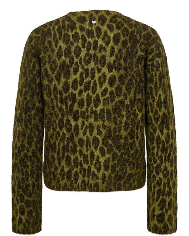Nümph Riette Leo Pullover Calla Green