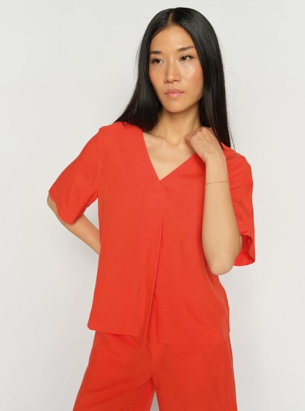 Mos Mosh Raina Alexis Blouse Spicy Orange